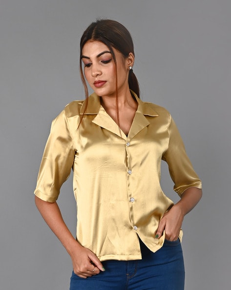 gold shirts for ladies