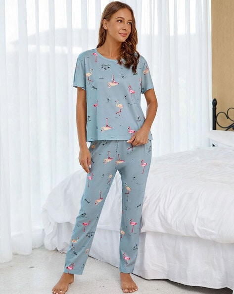 Womens flamingo pyjamas new arrivals