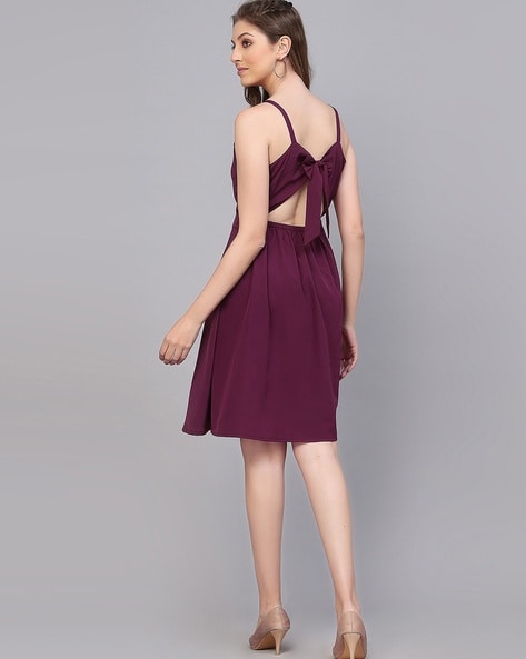 Buy Wine Dresses for Women by SELVIA Online