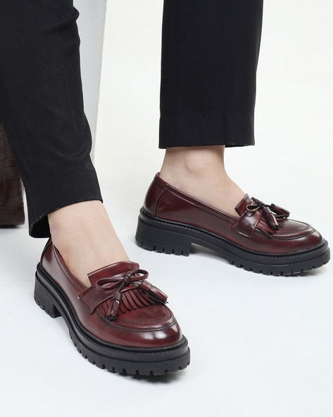 Buy Maroon Casual Shoes for Women by SHUZ TOUCH Online Ajio