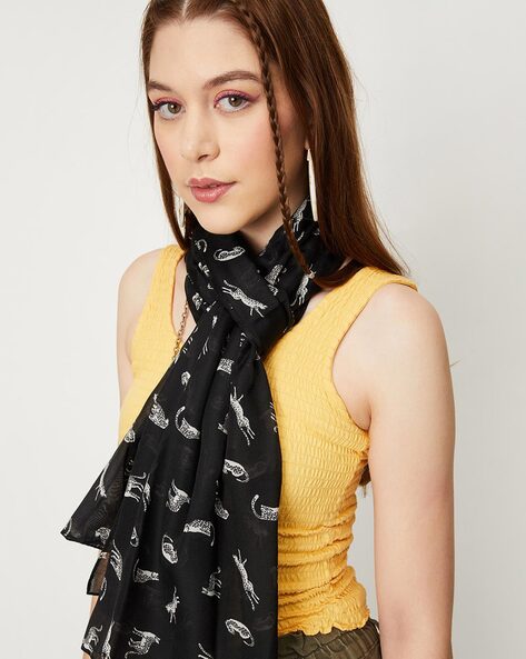 Animal Print Scarves Price in India