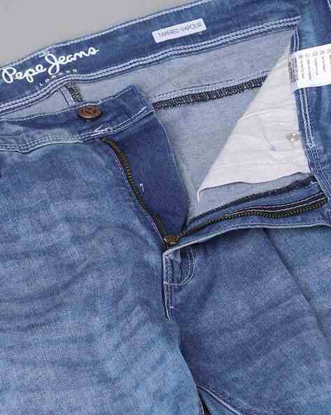 Men Vapour Mid-Wash Tapered Fit Jeans