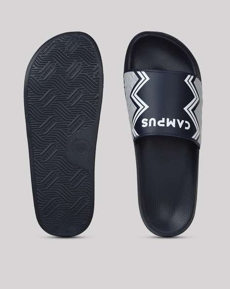 Buy Navy White Flip Flop Slippers for Men by Campus Online