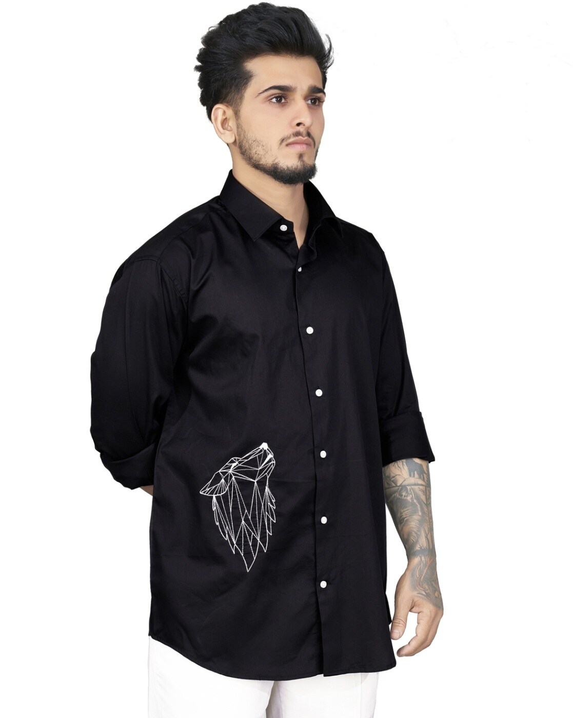 Buy Black Shirts for Men by FRENCH CROWN Online