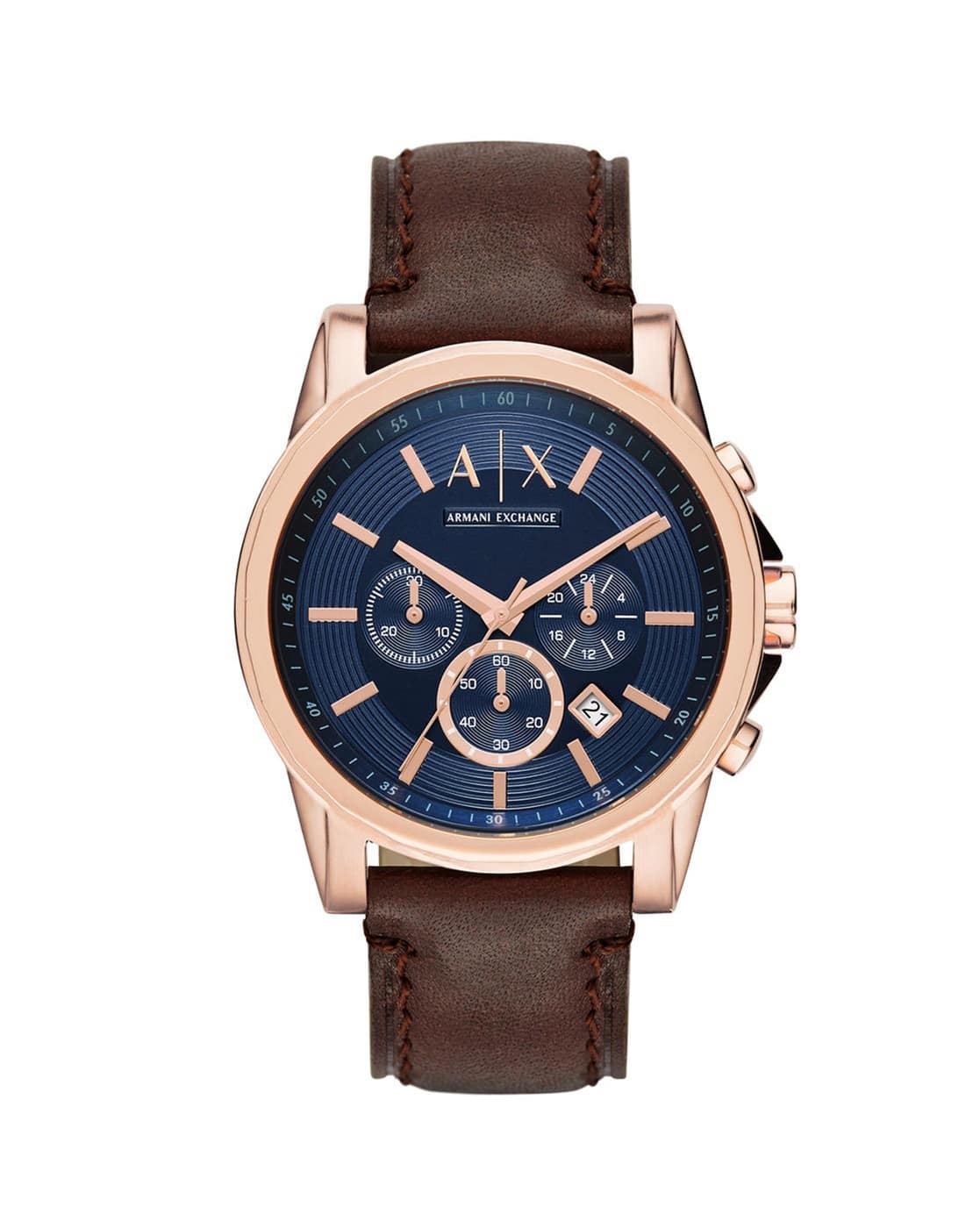 Men Chronograph Brown Watch AX2508