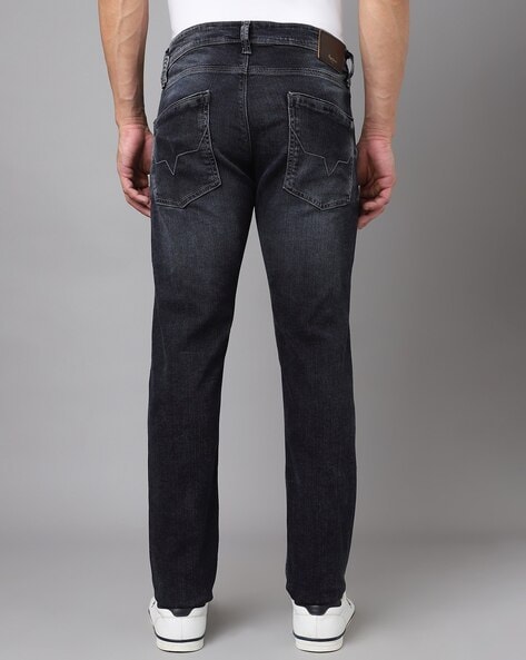 Light-Wash Slim Fit Bootcut Jeans