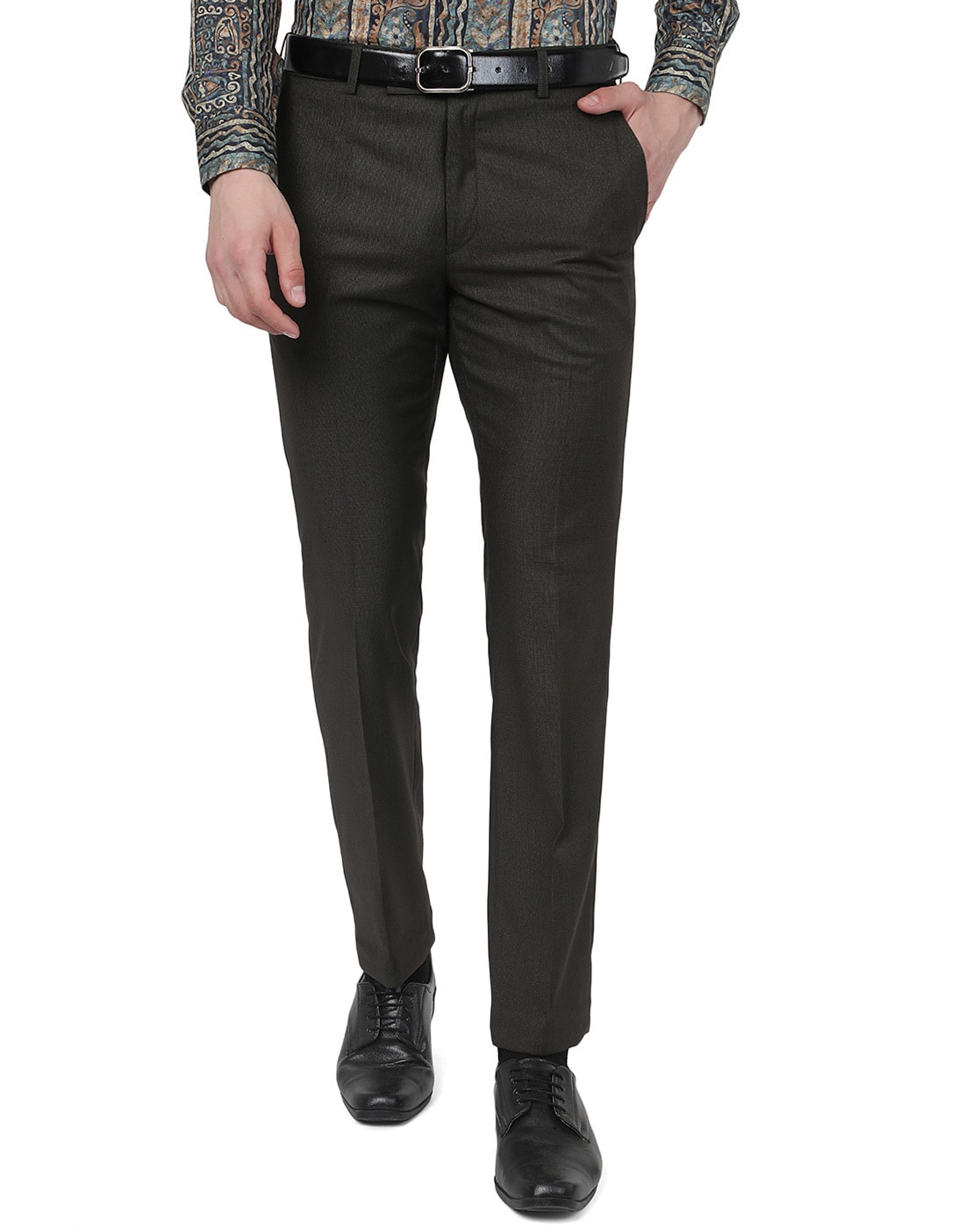 Buy Grey Trousers & Pants for Men by FIRST CLASS Online | Ajio.com