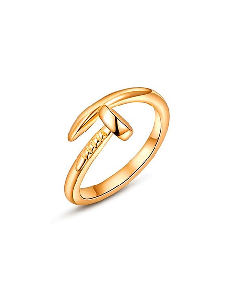 Golden Croissant Ring – Ring Concierge