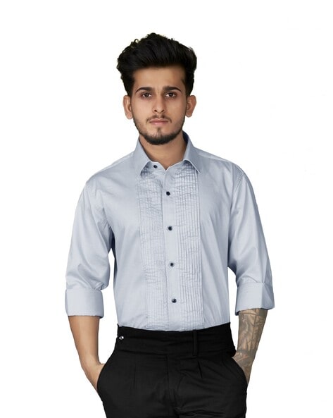 Tuxedo shirt online clearance india