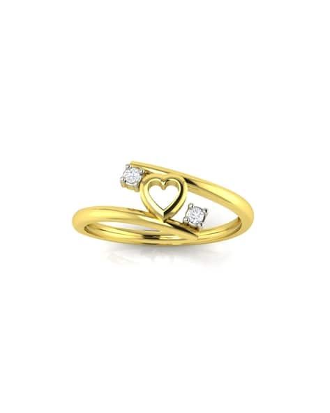Avsar Yellow Gold Diamond-Studded Vishakha Ring