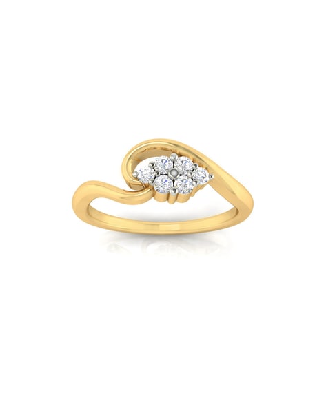 9K GOLD Ring for Women AF0001814 - Gold Jewelry | TRIAS SHOP