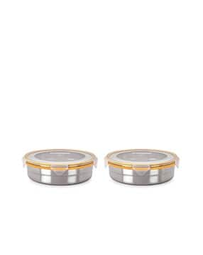 steellock Set of 2 Stainless Steel Airtight Containers-picture-40