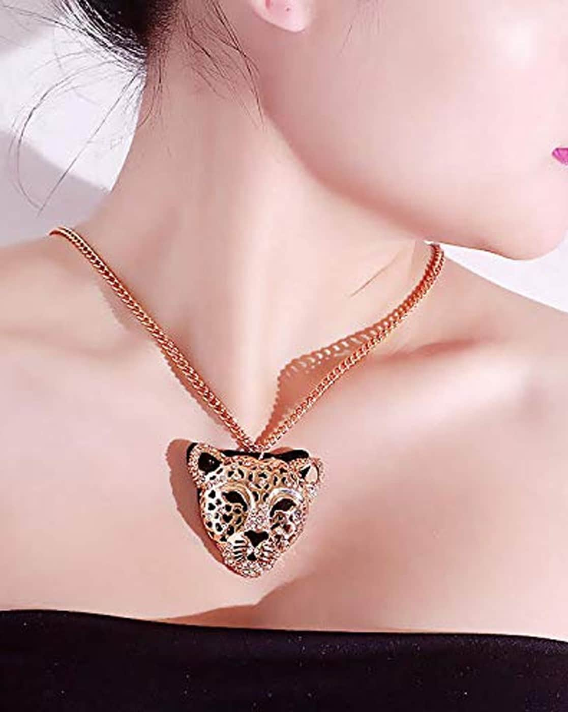 Totem Tiger Silver 925 (gold Plated) Chain Necklace, चेन वाला हार, चेन  नेकलेस - Karma Koncept, Siolim | ID: 25415632297