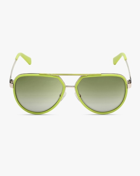 Green Blaze Aviator For Men And Women Sunglasses-FunkyTradition