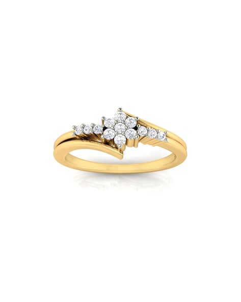 Screw Gold American Diamond Ring For Women – ZIVOM