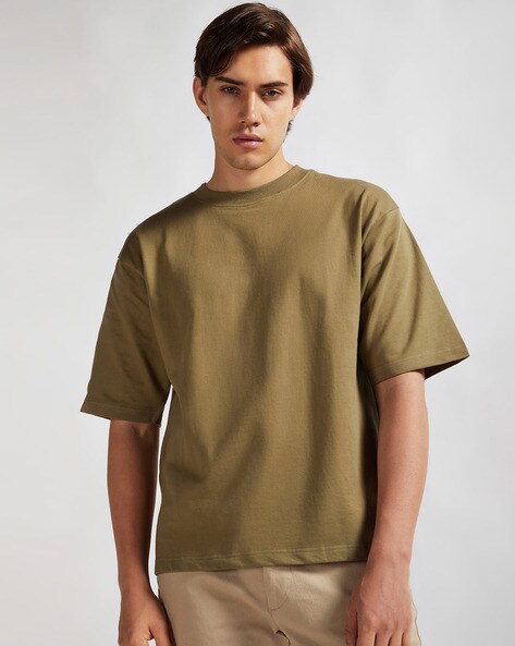 COCOA OVERSIZED HALF SLEEVE T-SHIRT – Brown Mocha