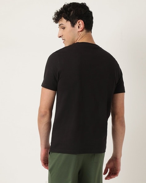 Pure Cotton Crew T-shirt - Black