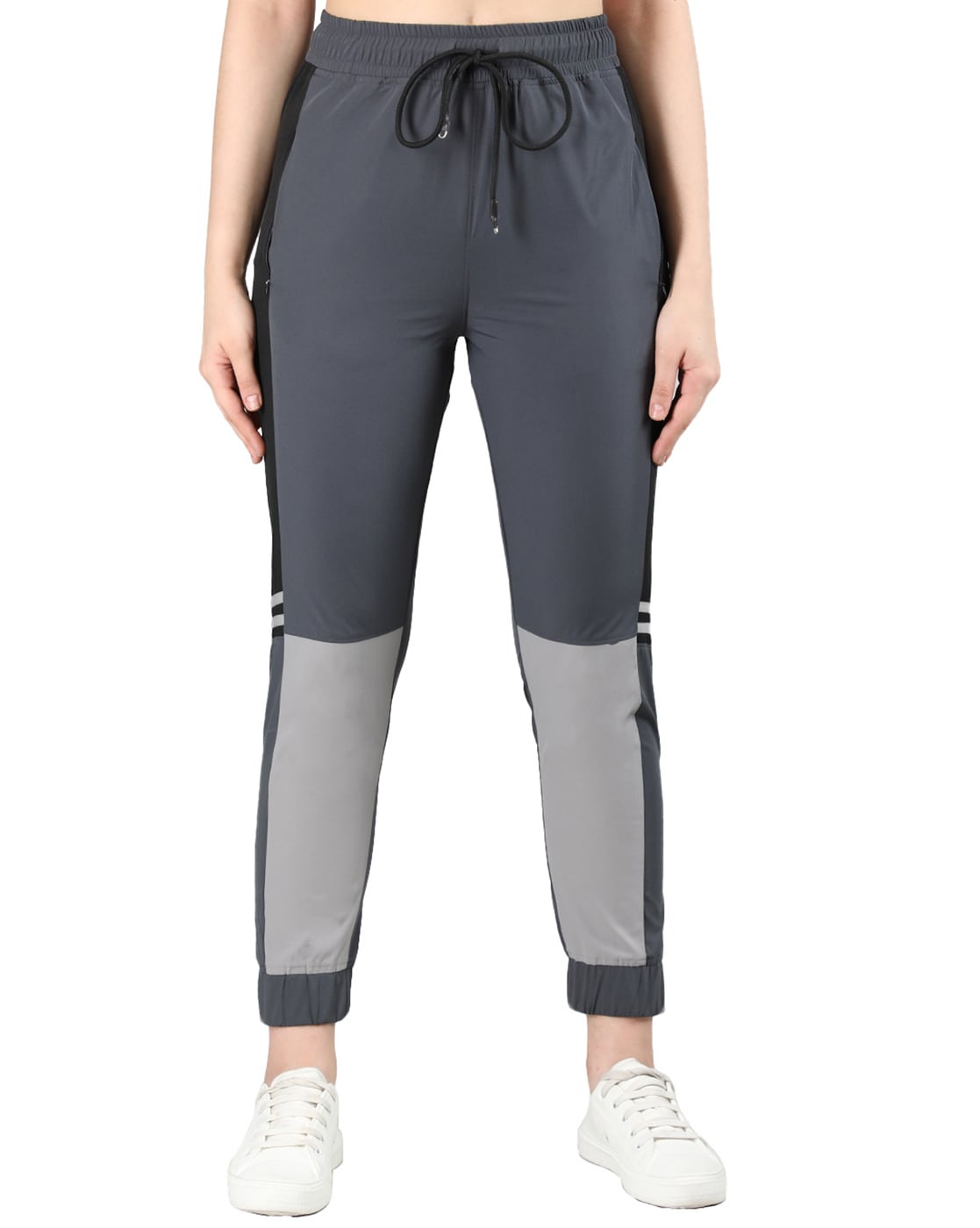 Buy Grey Track Pants for Women by CHKOKKO Online