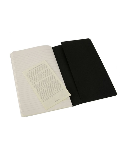 Buy Moleskine Cahier Journal Ruled Large Pack Of 3 Black, Colour : Black  Color Home & Kitchen