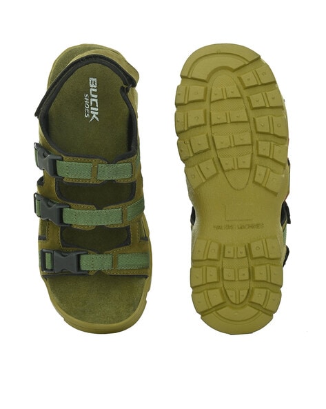 Buy Olive Sandals for Men by BUCIK Online Ajio