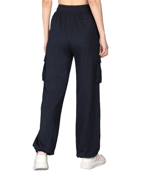 Buy Navy Track Pants for Women by CHKOKKO Online