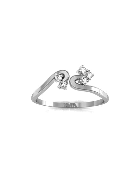 Sheryl 14k Gold CZ Simple Wave Fashion Ring – Beloved Sparkles | Beloved  Glamorous LLC