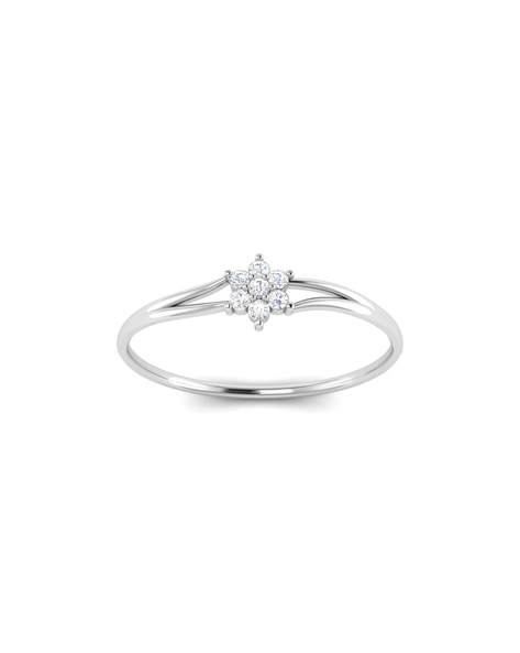 White gold swarovski on sale ring