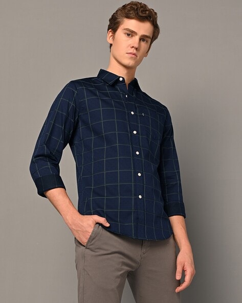 Levi's navy store blue shirt