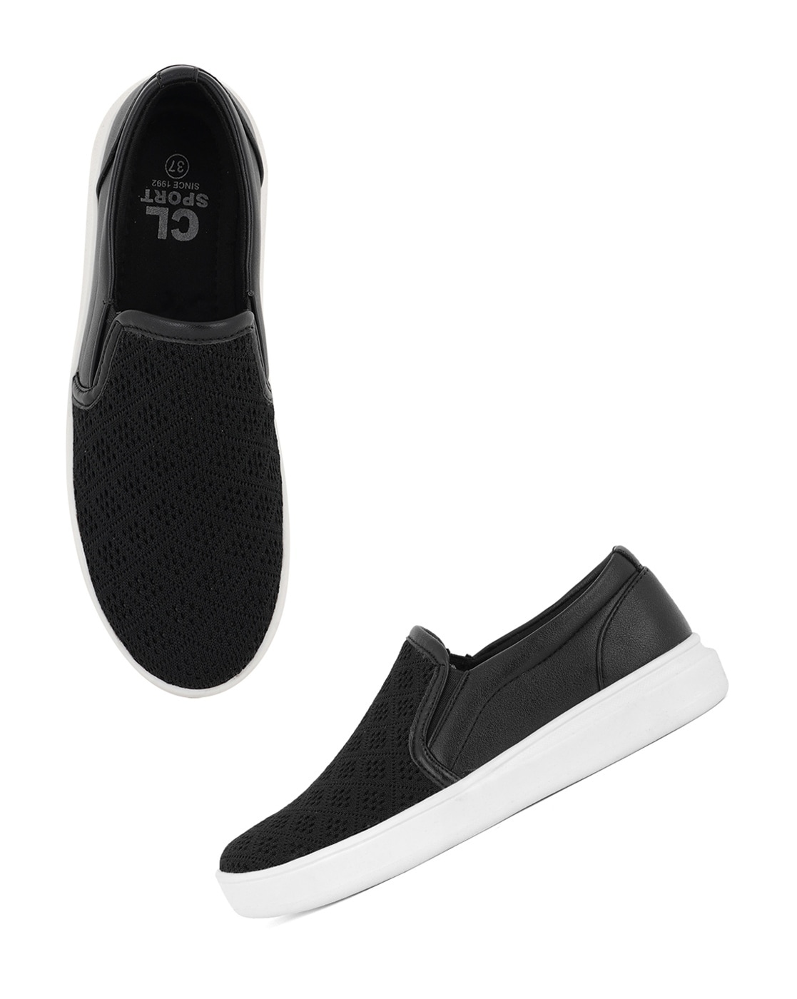 Carlton london best sale black sneakers