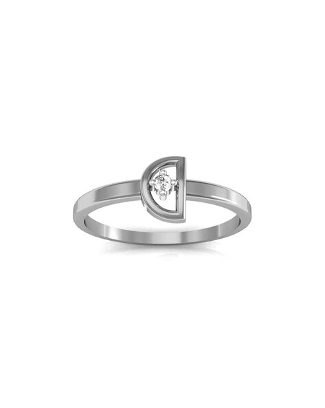 1 Gram Gold Forming White Stone With Diamond Fashionable Design Ring -  Style A492, सफेद सोने की अंगूठी, वाइट गोल्ड रिंग - Soni Fashion, Rajkot |  ID: 2849754100433