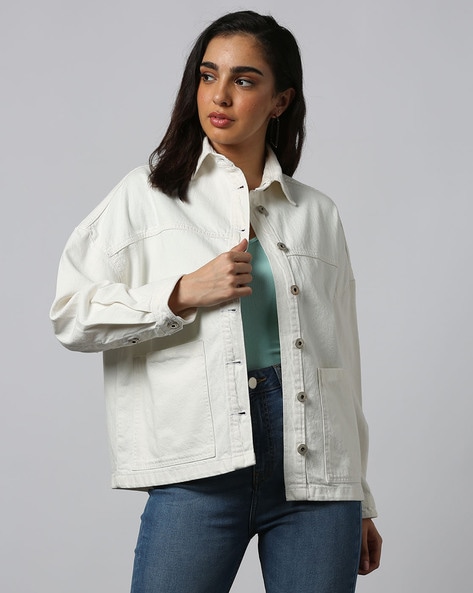 Buy Women's Grey Oversized Jacket Online at Bewakoof-mncb.edu.vn