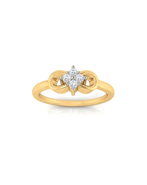 TwoBirch Wedding Ring - 1 Carat Five Stone Shared Prong with Designed  Profile Wedding Ring