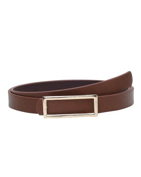 Slim Belt with Pin-Buckle Closure