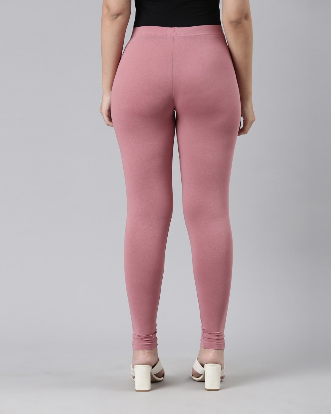 Buy Go Colors Women Purple Solid Stretch Leggings Online at Best Prices in  India - JioMart.