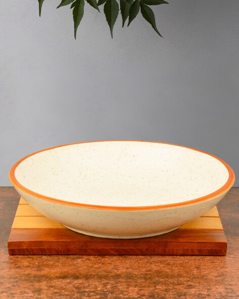 Better Homes & Gardens- White Round Porcelain Serve Bowl