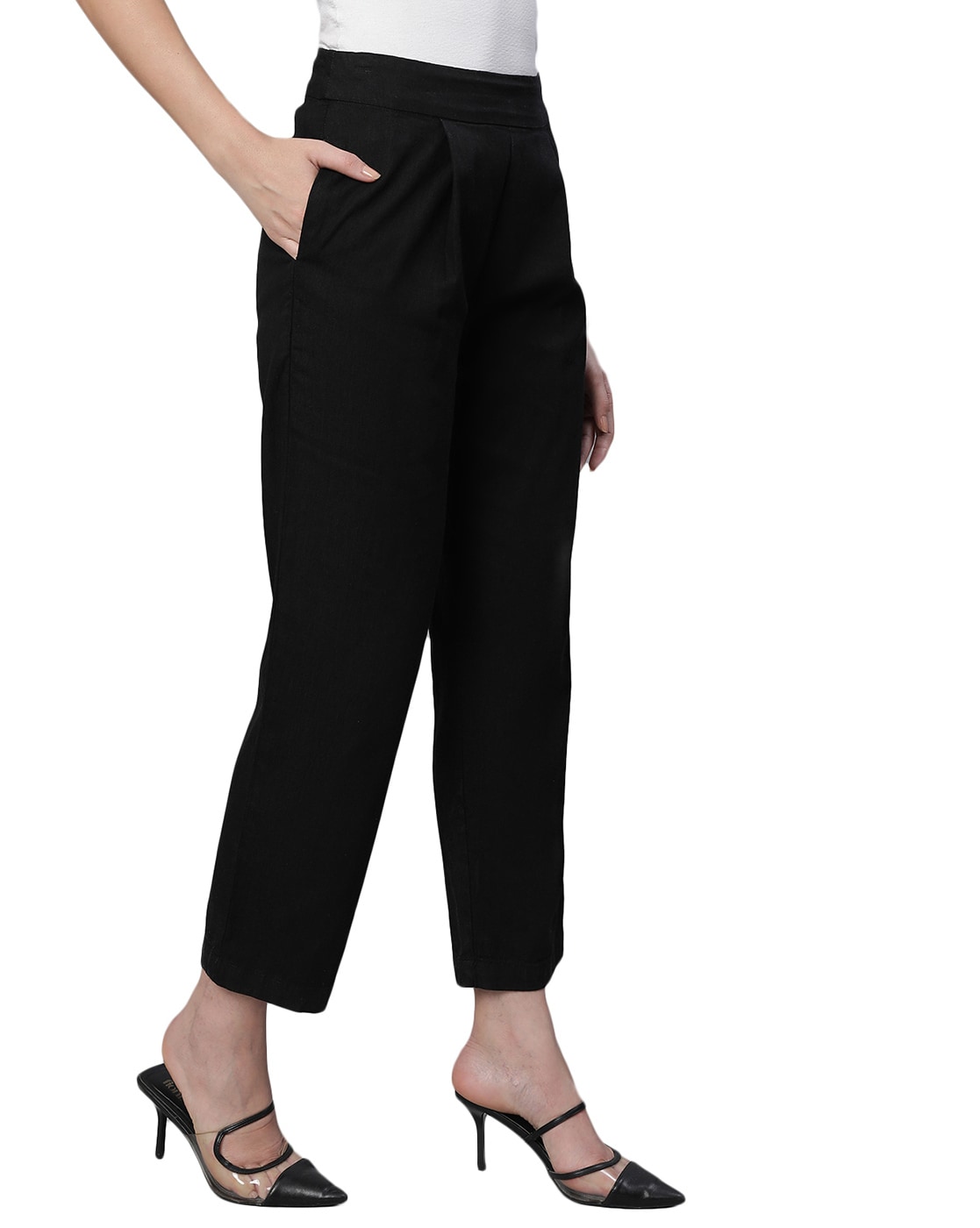 Buy White Pants for Women by Juniper Online | Ajio.com
