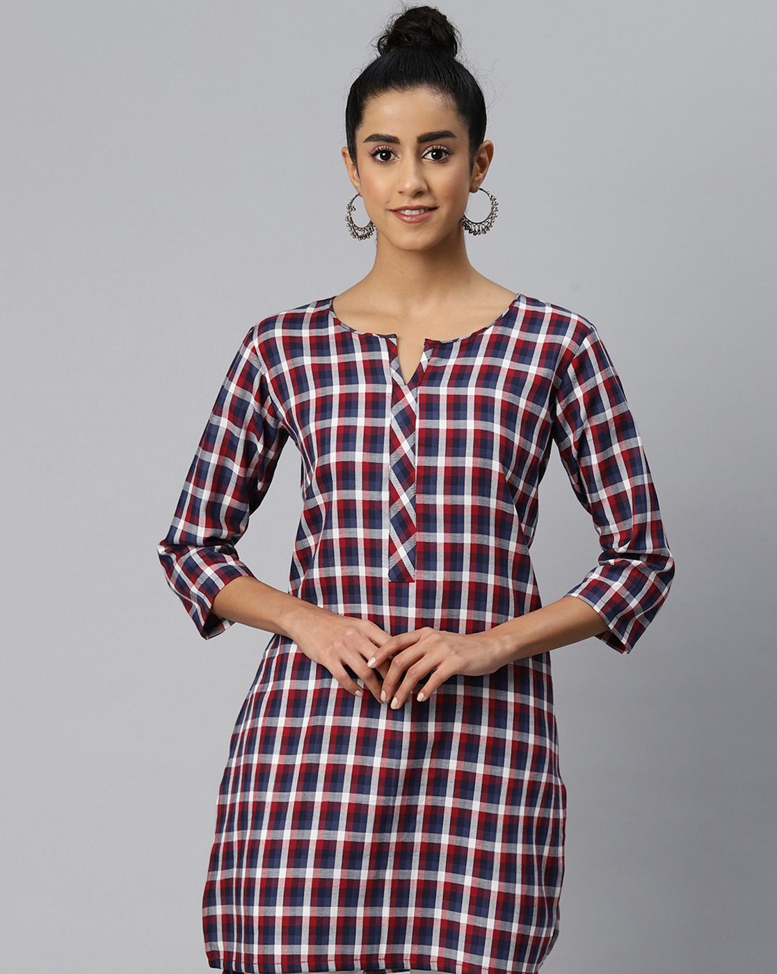 Checks Salwar Kameez | Checks Printed Salwar Suits Online Shopping