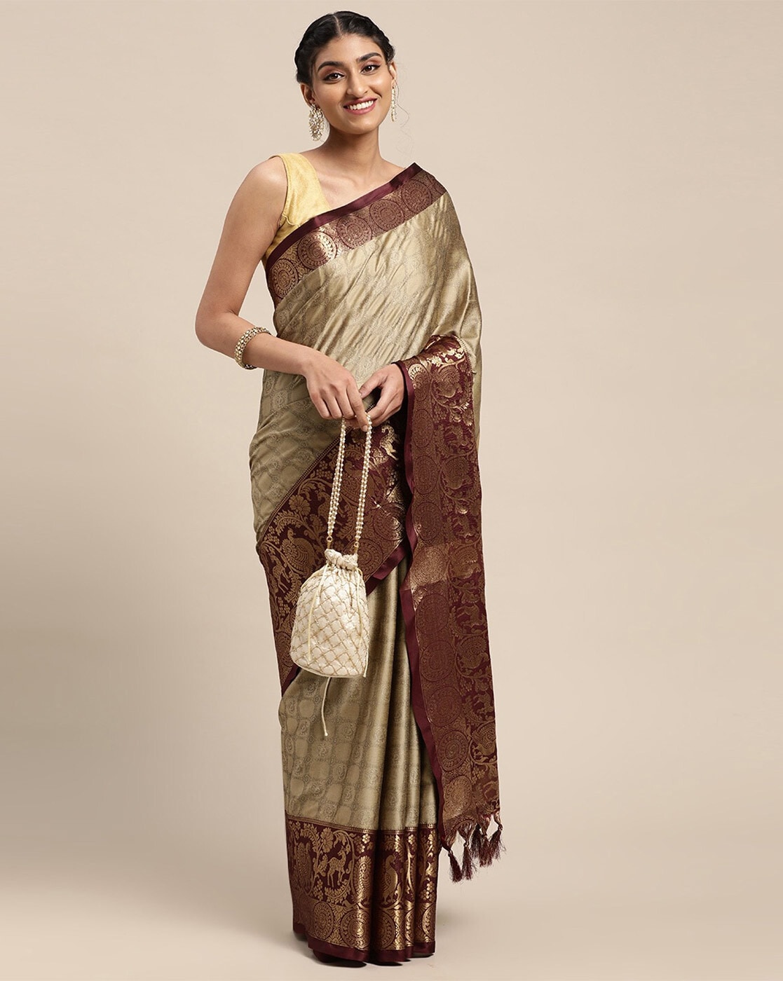 Buy Teal Sarees for Women by Saree Mall Online | Ajio.com