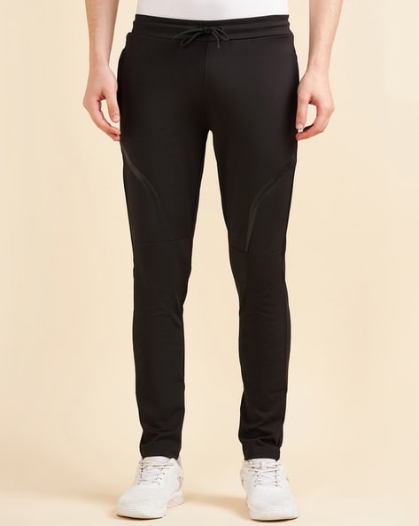 Men Extra Wide-Leg Joggers with Contrast Stripe Detail