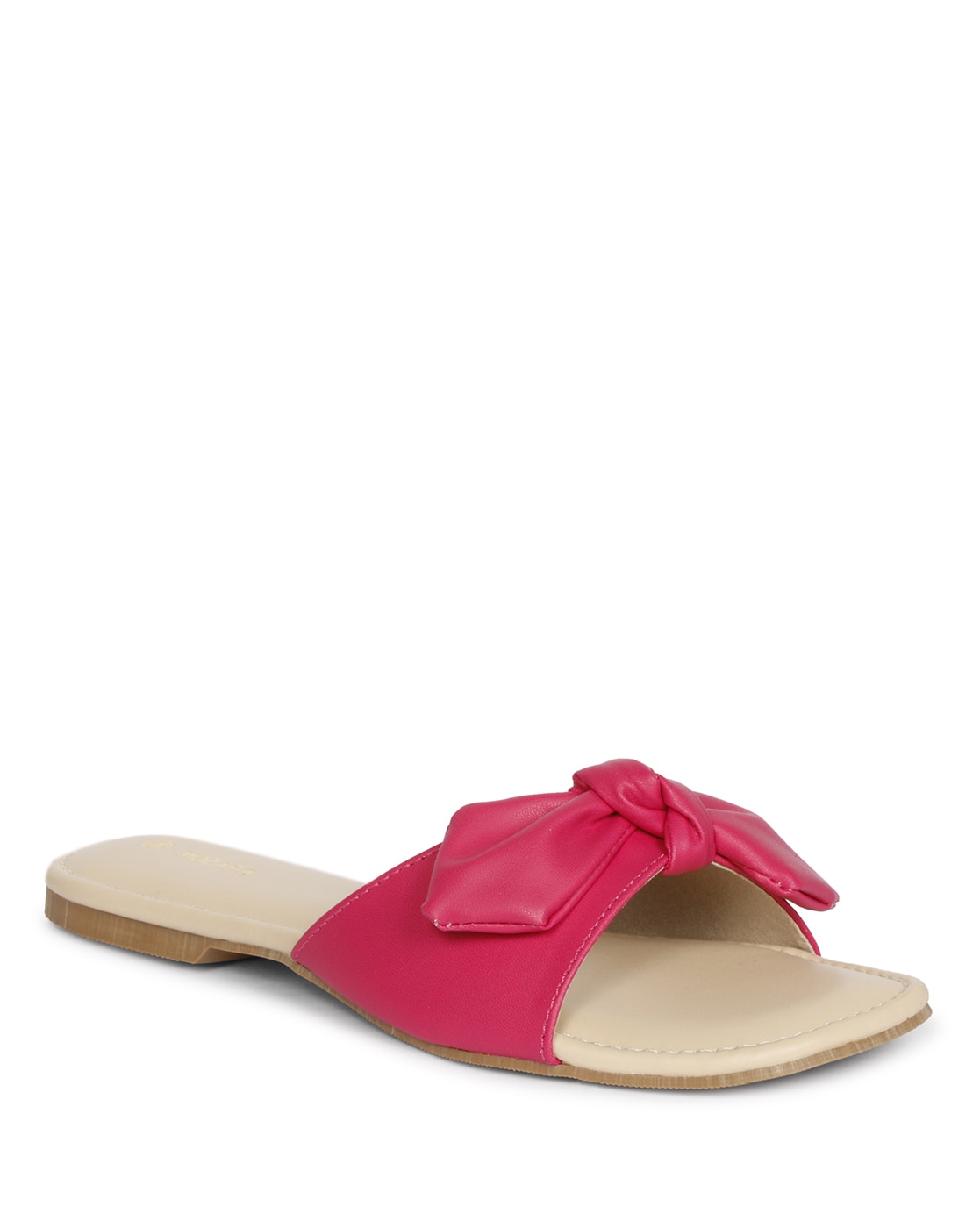 Buy Fuchsia Flat Sandals for Women by MOZAFIA Online Ajio