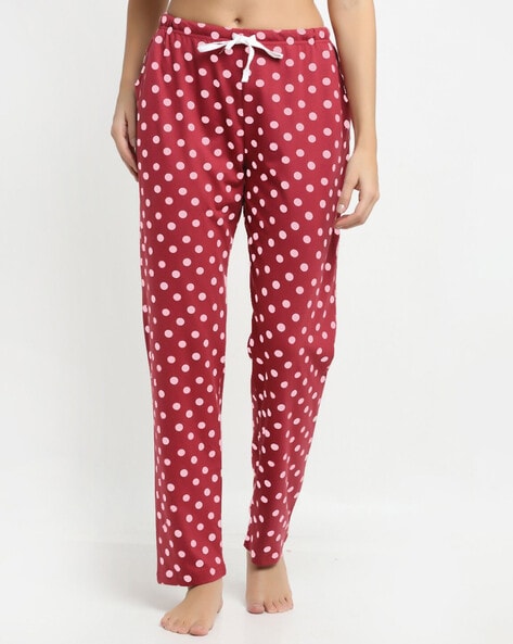 Kanvin Polka-Dot Print Cotton Pyjamas