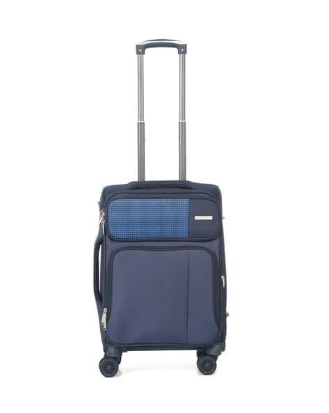 TEAKWOOD LEATHERS Printed Luggage Bag with Number Lock