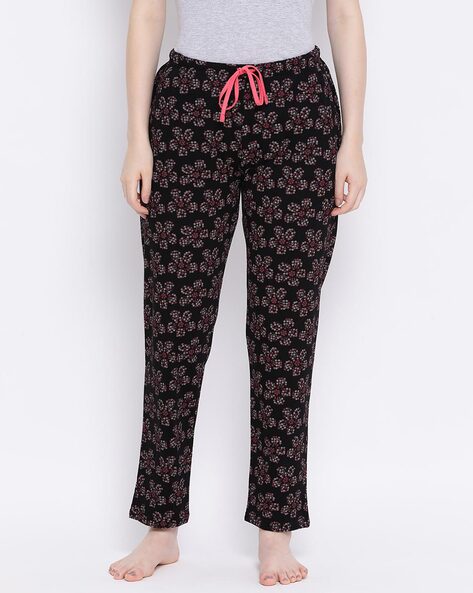 Eyelet Lace Jersey Knit Pajama Pants | Ella Simone Pajamas