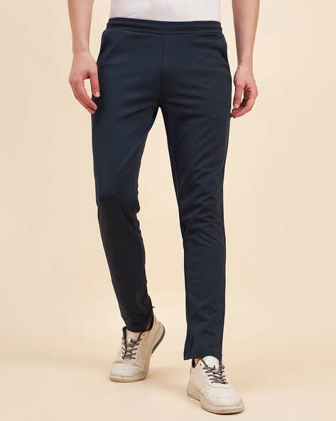 Buy Navy Blue Track Pants for Men by ZEFFIT Online