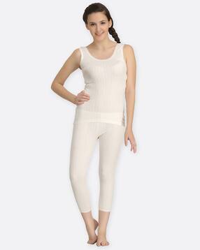 kanvin Textured Thermal Top & Leggings Set-picture-10
