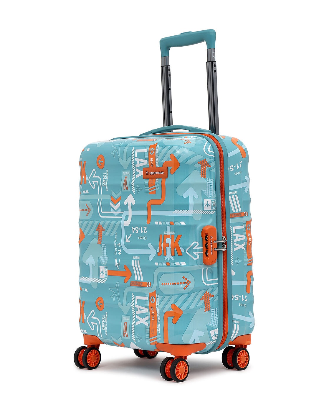 Buy Skybags Unisex Grey Textured OSCAR STROLLY 55 360 Cabin Trolly Bag - Trolley  Bag for Unisex 6631320 | Myntra