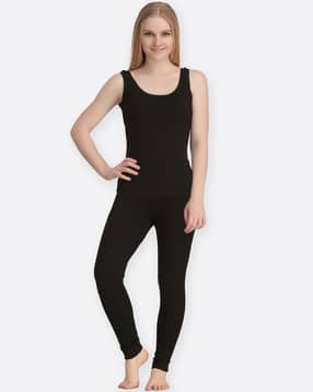 kanvin Textured Thermal Top & Leggings Set-picture-48