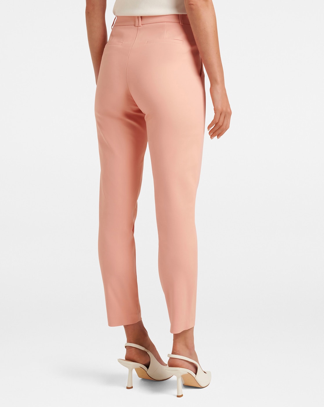 Buy SASSAFRAS Women Pink Regular Fit Solid Cigarette Trousers - Trousers  for Women 7188663 | Myntra