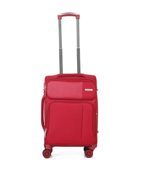 TEAKWOOD LEATHERS Small Soft Body Trolley Bag