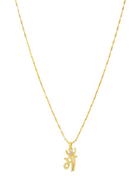 CHARMS Gold-Plated Chain with Pendant
